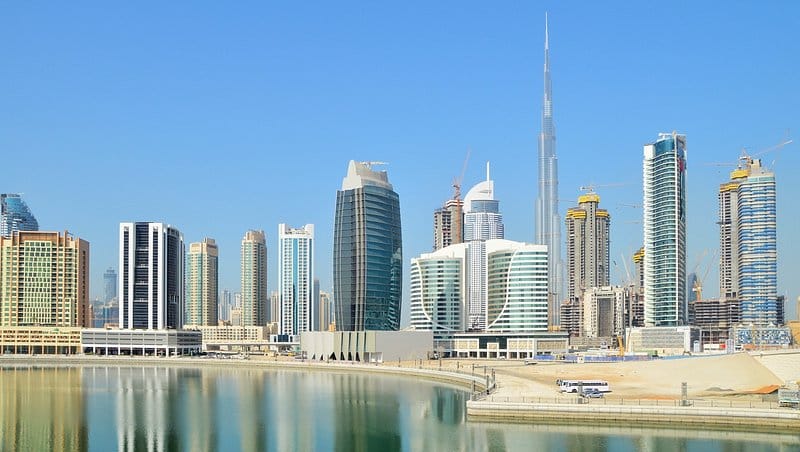 Dubai skyline representing GCC service coverage